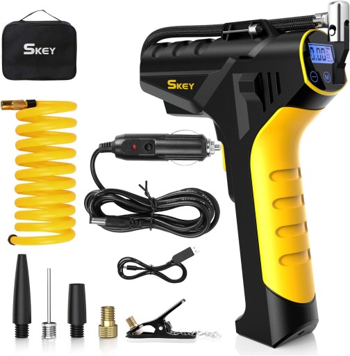 Автомобильный компрессор Аку. компрессор SKEY 150 PSI