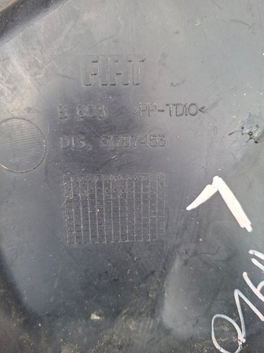 motorabdeckung links FIAT BRAVO II 51787453