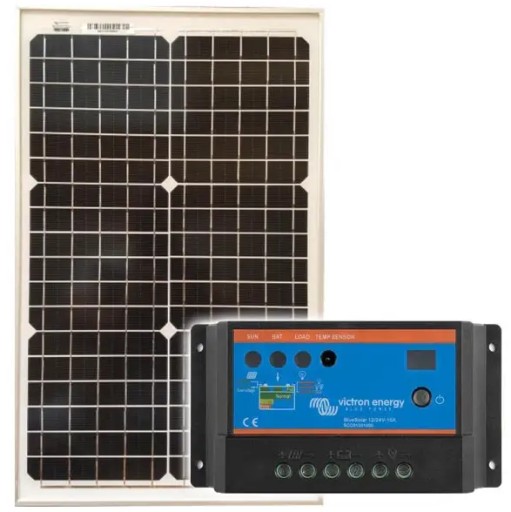 1290 - СОЛНЕЧНОЕ ЗАРЯДНОЕ УСТРОЙСТВО ПАНЕЛЬ 30W РЕГУЛЯТОР 10A VICTRON