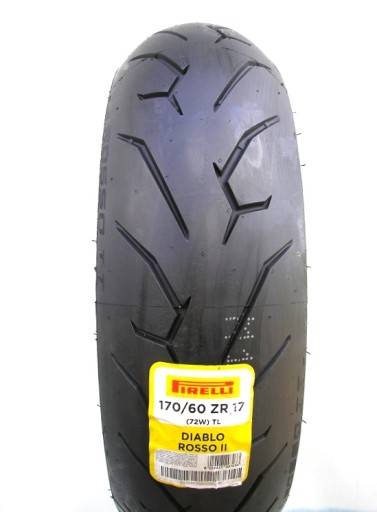 170 / 60ZR17 PIRELLI DIABLO ROSSO II 2 72W ЗАДНІЙ МОТО
