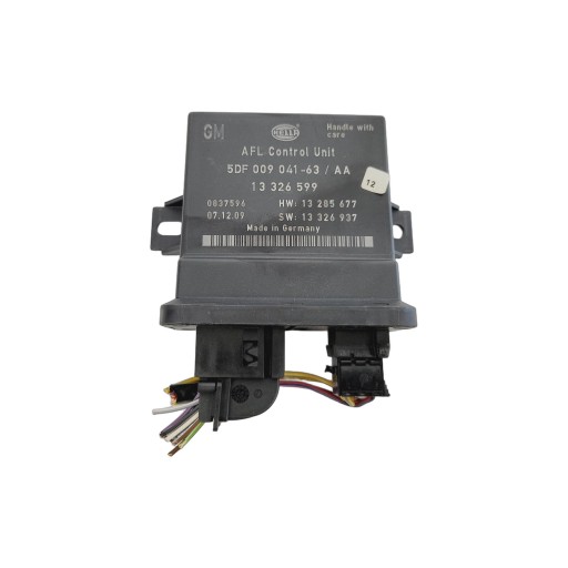 control unit of the lights XENON OPEL INSIGNIA A 13326937