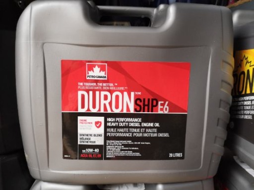 Масло PETRO CANADA DURON SHP E6 10w40 20л