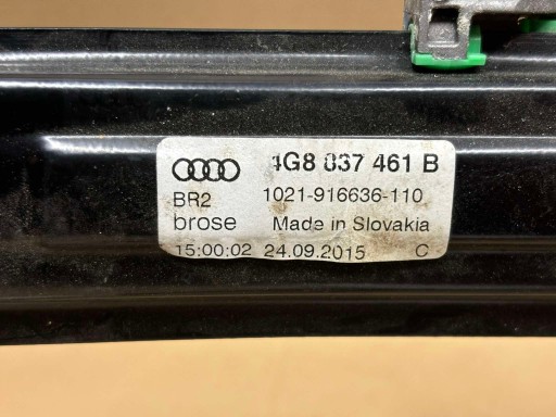 mechanism lifting windows left front AUDI A7 1021-916636-110 4G8837461B