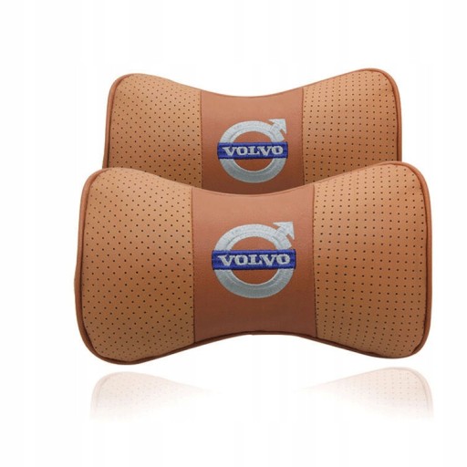 Шкіряний автомобільний підголівник Volvo 2шт