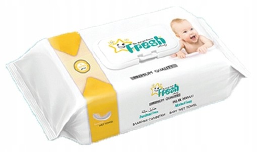 Серветки вологі Fresh Baby 1 х 72 шт.