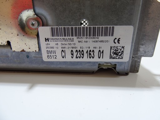 RADIO navigation CIC BMW X3 F25 9239163 (24241797)