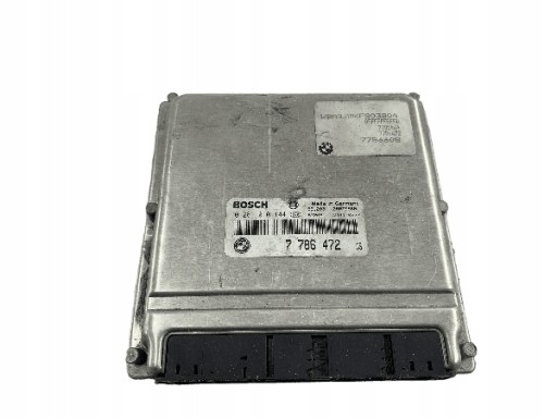 BMW E39 E46 3.0 D control unit of the engine 7786472