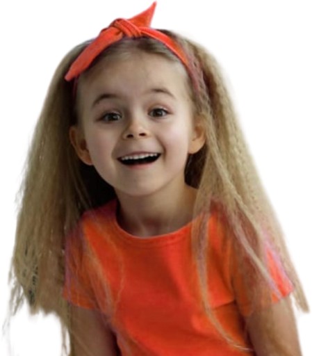 Дитяча помаранчева пов'язка на голову Qba