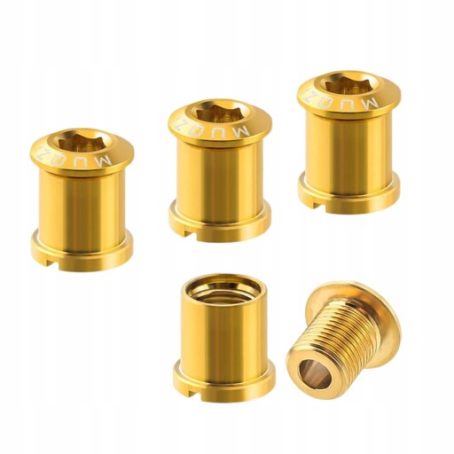 4 шт Гвинти захисні 10,5-14 мм золото