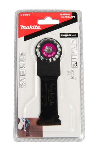 ПИЛЬНОЕ ПОЛОТНО MAKITA MT MULTITOOL TC/HM 20TPI ДЛЯ РАЗНЫХ МАТЕРИАЛОВ STARLOCK