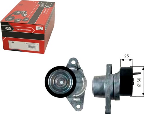 T39163 - НАТЯЖНОЙ РОЛИК GATES 8200933753 654896