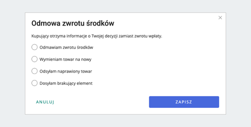 Odmowa zwrotu środków – powody