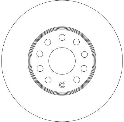 DF4295 - ТОРМОЗНОЙ ДИСК. Фольксваген ГОЛЬФ В 03-