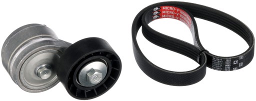 13498F1.КОМПЛЕКТ КЛИНОВИДНЫХ РЕМНЕЙ GATES MICRO-V K015PK1148