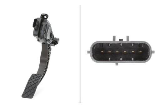 Hella 6pv 009 505-701 датчик положення педалі газу