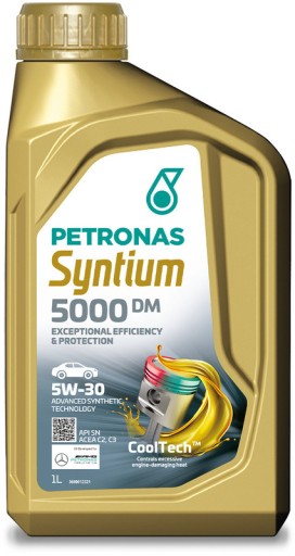 Motorový olej Petronas Syntium 5000 DM 1 l 5W-30
