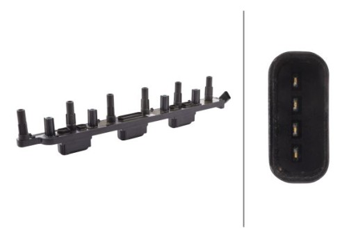 5DA 230 - Катушка зажигания hella jeep wrangler 4.0 03-