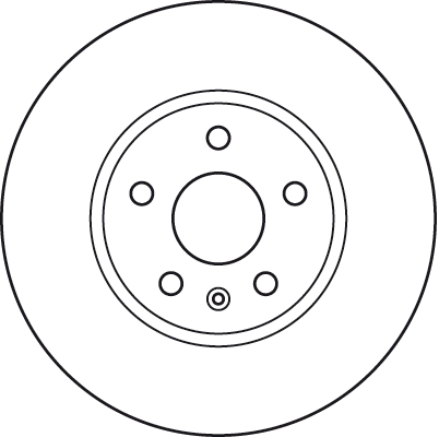DF4996S - ГАЛЬМІВНИЙ ДИСК. OPEL INSIGNIA 08- ПЕРЕДНЄ КОЛЕСО 17
