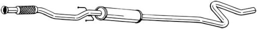 291-039 - Центральный глушитель CITROEN C3 II 1.0 08.12-