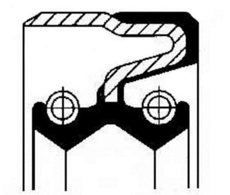 01018315B - УПЛОТНИТЕЛЬ 105Х140Х10/14 FPM B1BADUO