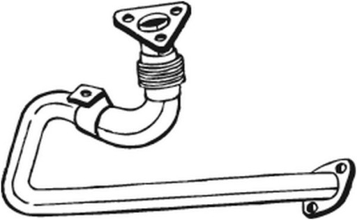 785-039 - ВИХЛОПНА ТРУБА ПЕРЕДНЯ TOYOTA LAND CRUISER 2.4 D