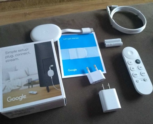 Google Chromecast 4 HD TV Wi-Fi PILOT SMART TV - Sklep