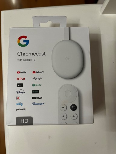 Google Chromecast 4 HD TV Wi-Fi PILOT SMART TV - Sklep Google Chromecast 4 HD TV Wi-Fi PILOT SMART TV - Sklep