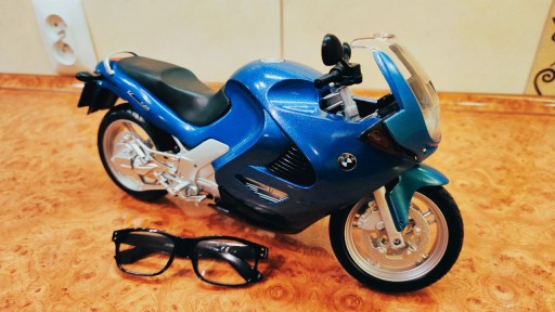 BMW K1200rs bleu miniature moto Motor max 1/6