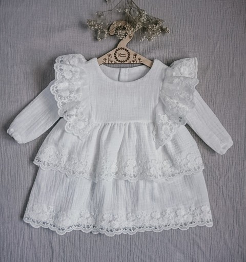 Плаття на хрещення, день народження, бохо, хрестини, 56 екрю