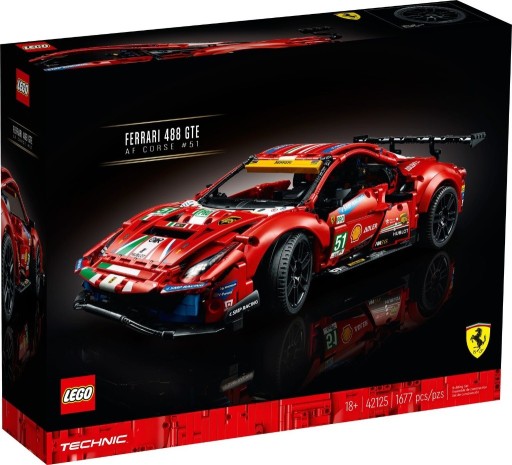 LEGO 42125 Technic - Ferrari 488 GTE AF Corse #51 изображение 1