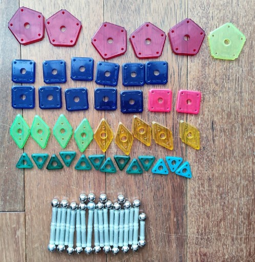 Великий набір магнітних блоків Geomag 769 шт.