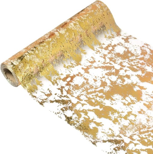 Настільна доріжка 28см х 5м, декор Rose Gold