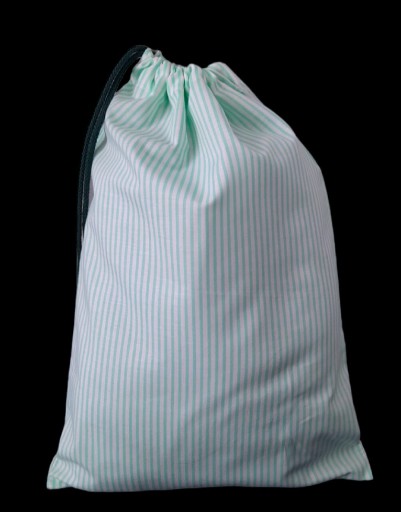 Шкільний портфель у м'ятну смужку