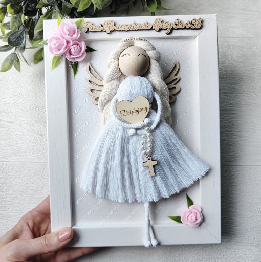 Іменні ангел-охоронець в рамці, подарунок