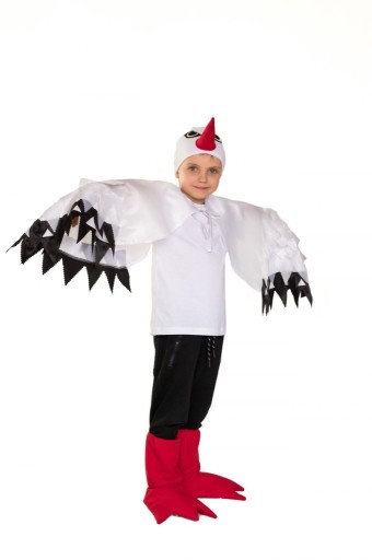 Костюм лелеки шапка з крилами і чохлами