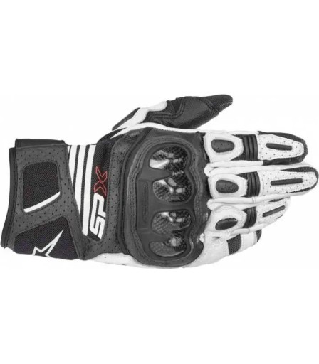 Перчатки SP X AIR CARBON V2, ALPINESTARS (черный/белый, размер L)