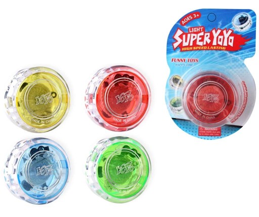 Трифокс зелений світиться йойо 5,5 см