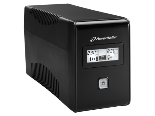 Блок питания ибп powerwalker vi 850 lcd fr 850 ва 480 вт