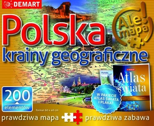 Puzzle Poľsko-geografické krajiny + atlas