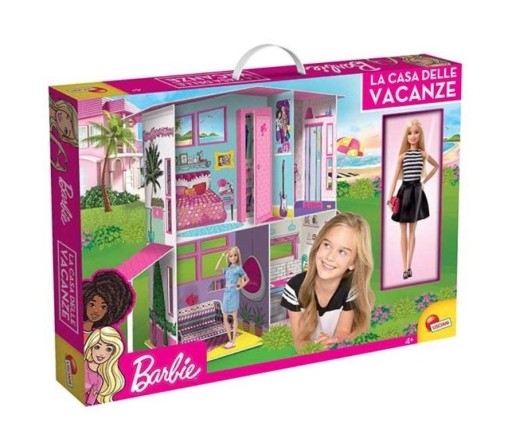 Barbie summer villa with doll sale
