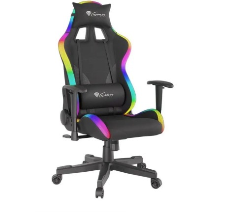 Herní židle Genesis Trit 600 RGB látka černá