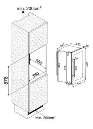 AVINTAGE WINIARKA AVI47XDZA
