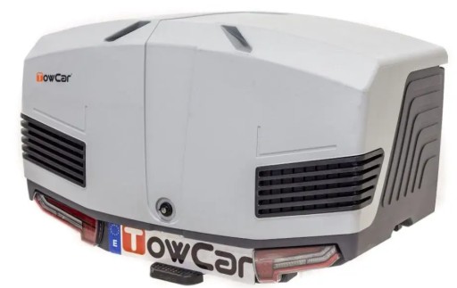 КАРОК БАГАЖНИК БАГАЖНИК Буксирувальний ящик V3 СІРИЙ LED BOXY PINE