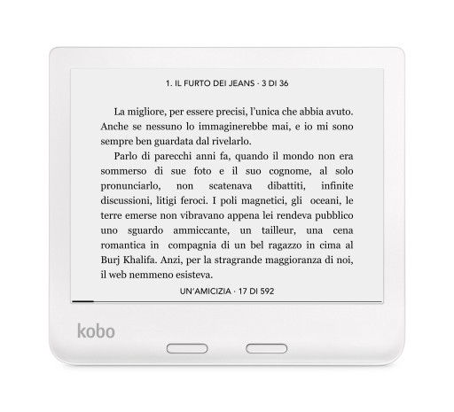 Liseuse ebook libra 2 - blanche 7'' bt 32go blanc Kobo