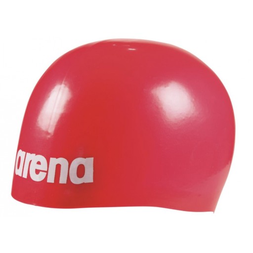 Шапочка для плавання доросла Silicone Arena, оранжево-червона