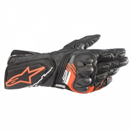 Перчатки SP-8, ALPINESTARS (черный/флуоресцентный, размер 3XL)