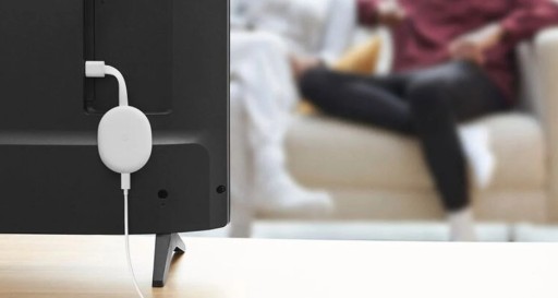 Chromecast with Google TV 4K ホワイト Google Chromecast z Google TV 4K biały (GA01919-DE