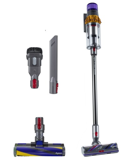 Odkurzacz pionowy Dyson V15 Detect Absolute 2023 srebrny/szary