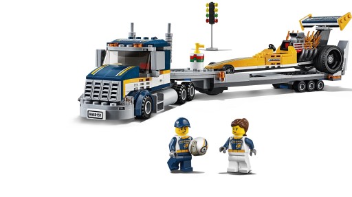 LEGO City 60151 Transporter dragsterów