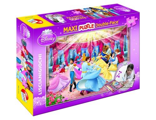 Puzzle Lisciani 108 elementów Puzzle dwustronne Księżniczki 108